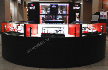 Островной киоск TISSOT. г.Минск, ТЦ "Arena City".